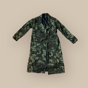 Missguided camo long jacket